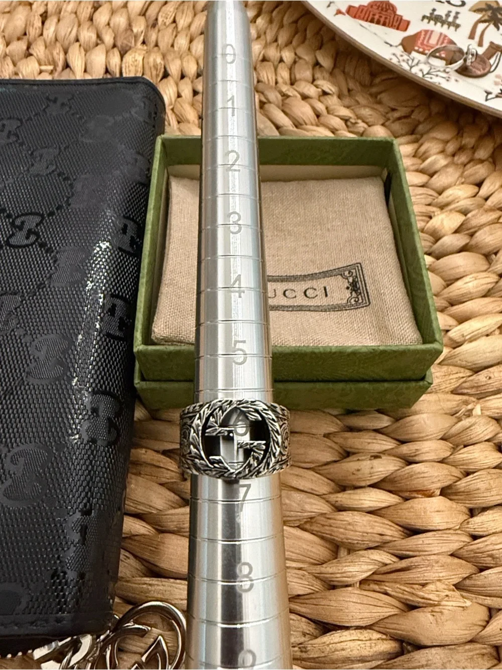 Gucci sterling Silver Ring & Wallet - Picture 14 of 16